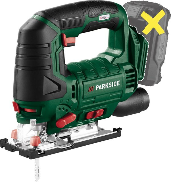 Parkside Akku-Pendelhubstichsäge PSTDA 20-Li C3, 20 V, Grün - Bild 1