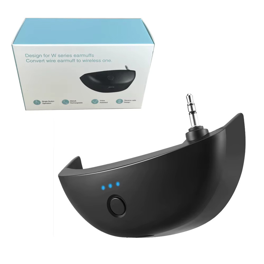 YHKEMA Bluetooth-Adapter W1 für WK-Serien Kopfhörer zur kabellosen Konvertierung, Schwarz - Bild 2