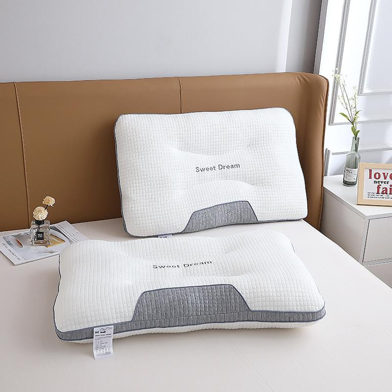 Kassia Gesundheitskissen mit Magnetkissenkern aus Baumwolle und Buchweizenblüten, B/B/H: 74 x 48 x 2 cm, Grau/Weiß - Bild 2