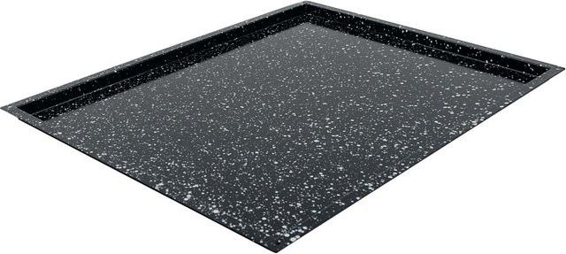 Schneider Backblech GN 2/3 aus Granit-Emaille, schwarz, rechteckig, B: 53 cm, T: 65 cm, H: 2,5 cm - Bild 1