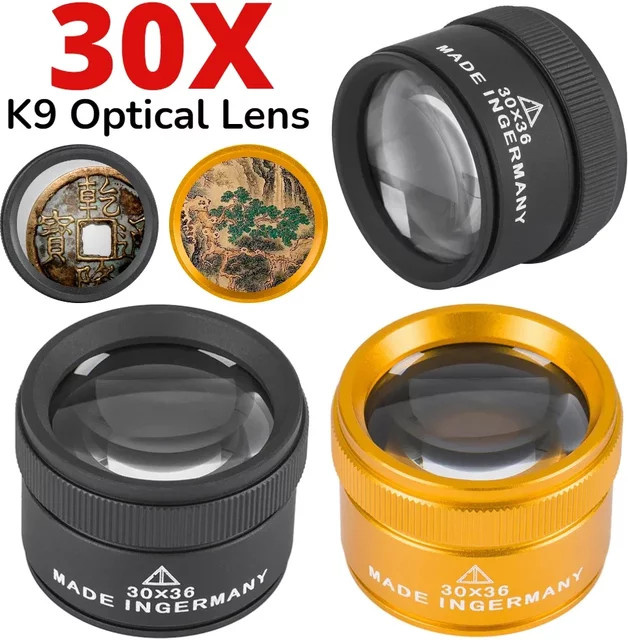CHIICSMART Uhrenlupe, 30-fache Vergrößerung, 36 mm, Unisex - Bild 1