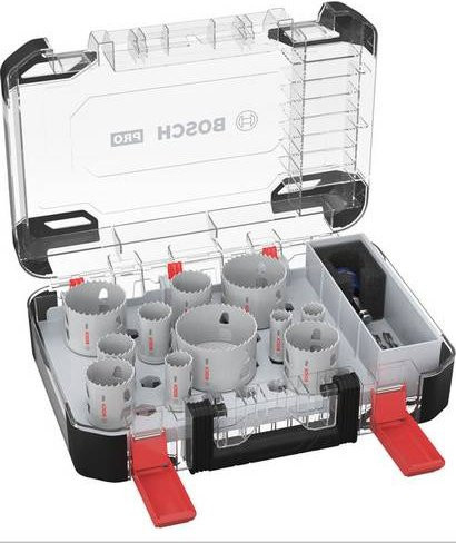 Bosch PRO Multi Material PC Plus Lochsägen-Set aus Edelstahl, 14-teilig, Multicolor - Bild 1