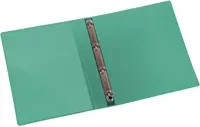 EICHNER Präsentationsringbuch A4 mit 4 Ringen und Rundmechanik, Farbe: Grün, Ringbreite: 25 mm - Bild 1