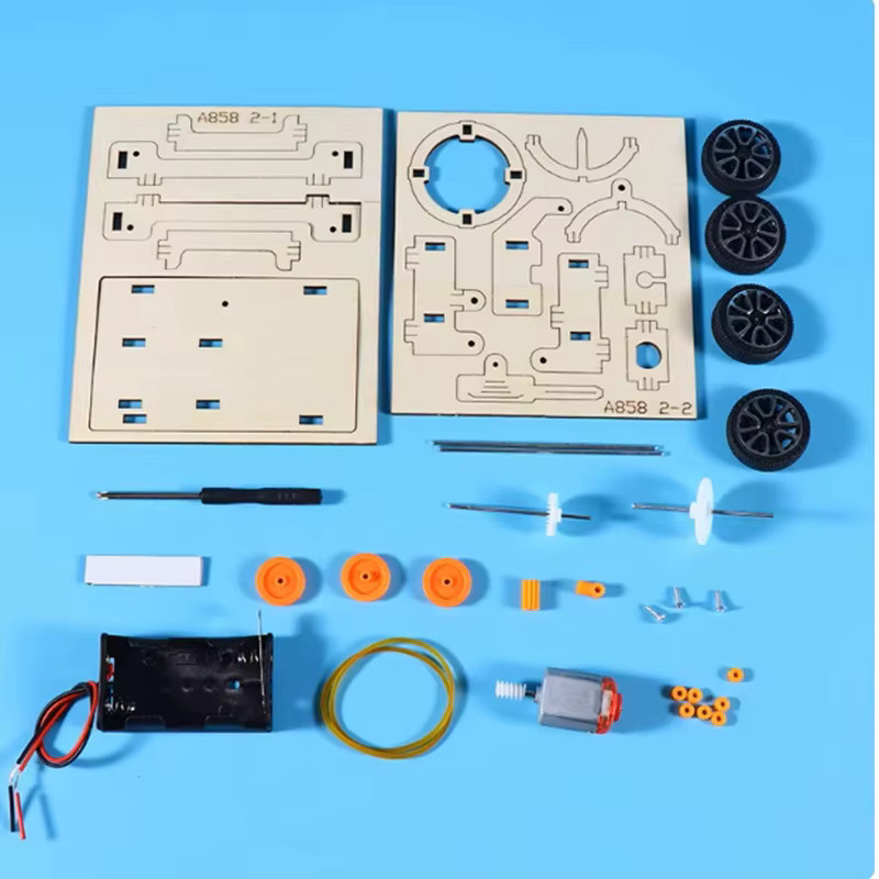 Meade DIY Battlefield Radar Fahrzeug Modell Puzzle, Holz, Bunt / Mehrfarbig - Bild 3