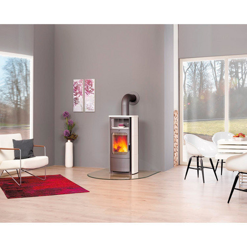 Hark Dauerbrand-Kaminofen Opera-B in Schwarz und Cremeweiß mit 7 kW Leistung - Bild 4