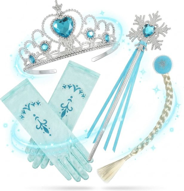 TPMG Prinzessin Kostüm-Set, Mädchen, Blau - Bild 1