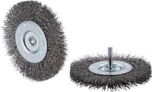 Rhodius TOPline Rundbürste ERBWBM, 10 Stück, grau, gewellt, für Edelstahl, Stahl und NE-Metalle, B/D/H: 100 x 12 x 22 x 6,0 mm - Bild 1