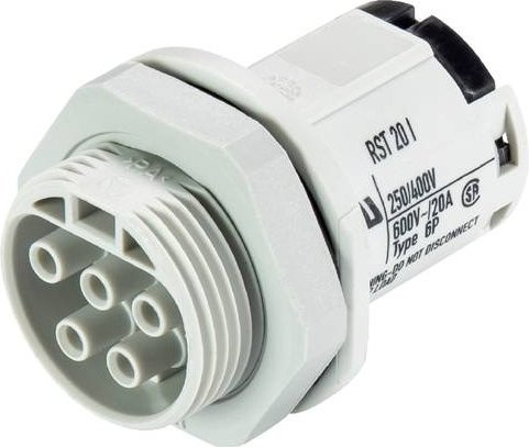 Wieland Electric 96.151.1053.0 Geräteanschluss in Grau und Weiß - Bild 1