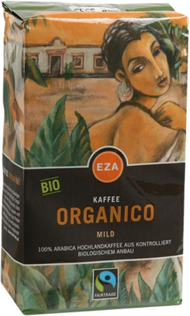 EZA Bio-Kaffee, mild, gemahlen, 500g - Bild 1