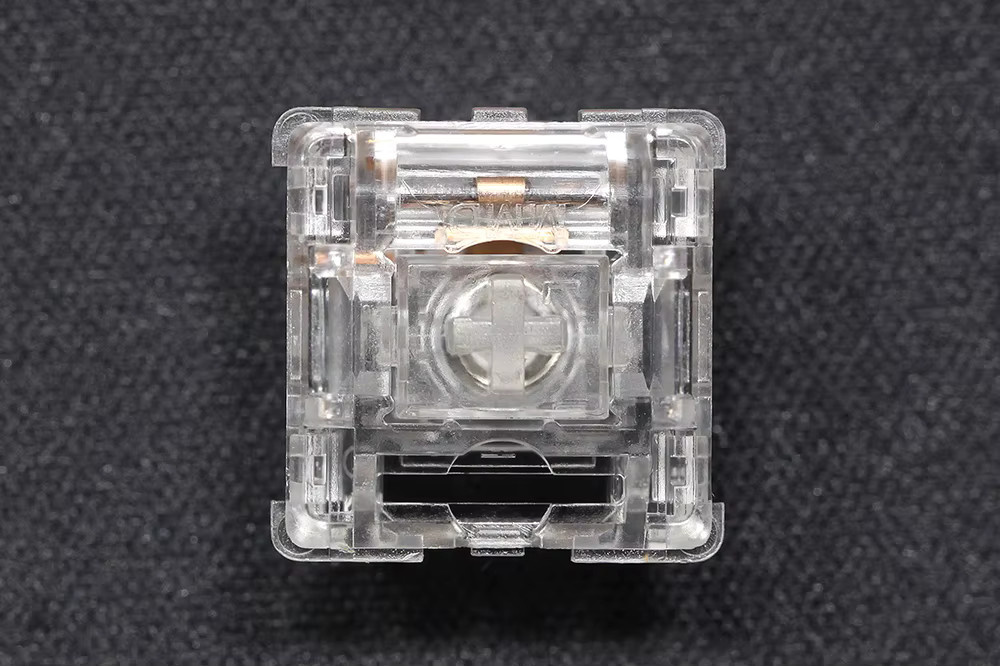 Mmd Fairy Switch taktile mechanische Tastatur-Switches transparent RGB SMD 5-Pin vorgeschmiert mit 62g Federkraft - Bild 2