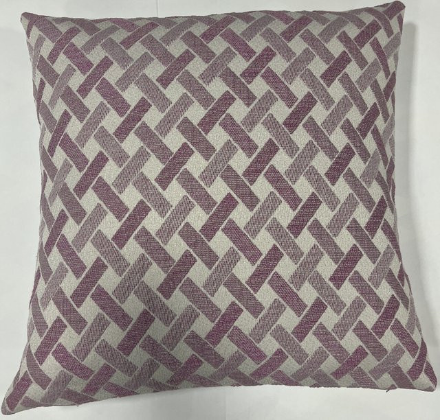 Kissenhülle DACAPO Gozze in Lila mit grafischem Design aus Polyester - Bild 1