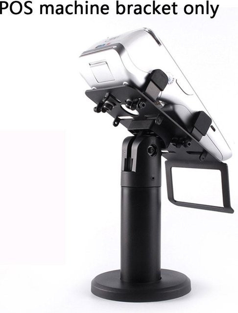 Verstellbarer Metall-POS-Terminal-Maschinenständer in Schwarz mit 360 Grad Drehung für universelle Mpos- und Pos-Geräte - Bild 1