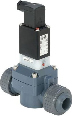 Bürkert Servogesteuertes Ventil 41938 0142 24 V/DC in Grau - Bild 1