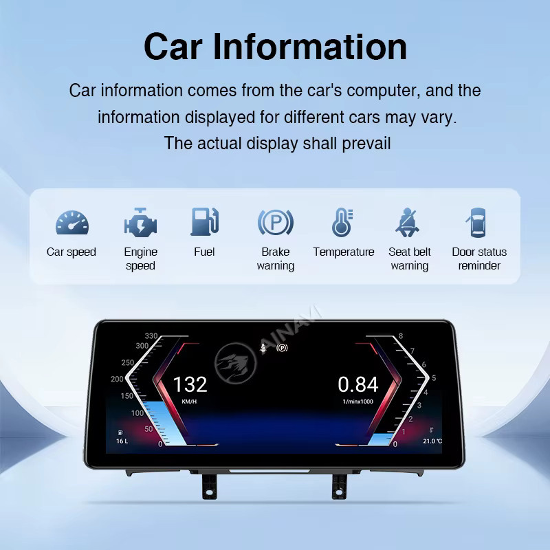 AINAVI Autoradio für BMW 3er F30 F31 F32 F33 F34 F35 F36 mit Android 13 Linux-System, kabelloses Carplay und Android Auto, HD IPS Touchscreen, GPS und Bluetooth, Schwarz - Bild 4