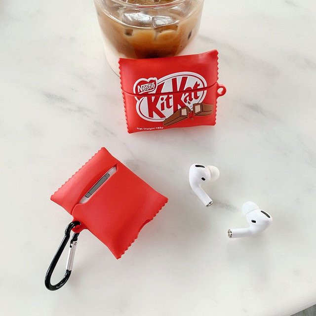 Kreative Cartoon Schutzhülle für Apple AirPods, AirPods Pro, AirPods Pro 2 und AirPods 3 in Rot - Bild 1