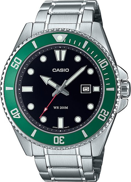 Casio Armbanduhr, Quarz, Edelstahl, 46 mm, Herren, 20 ATM - Bild 1