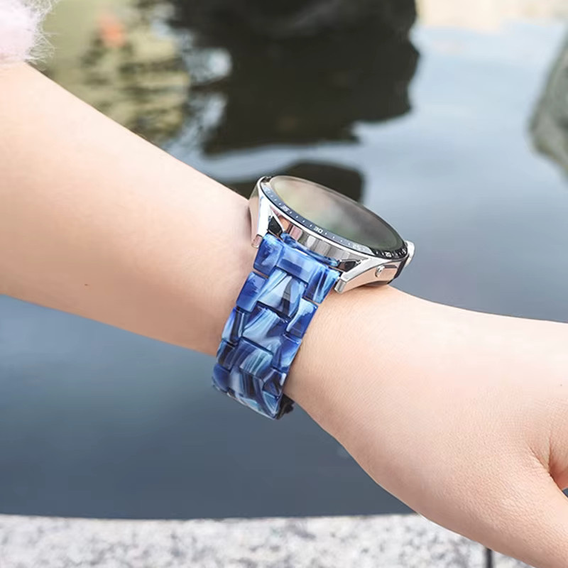 KOSPET Uhrenarmband Harz, Bunt, 22 mm, Unisex - Bild 3