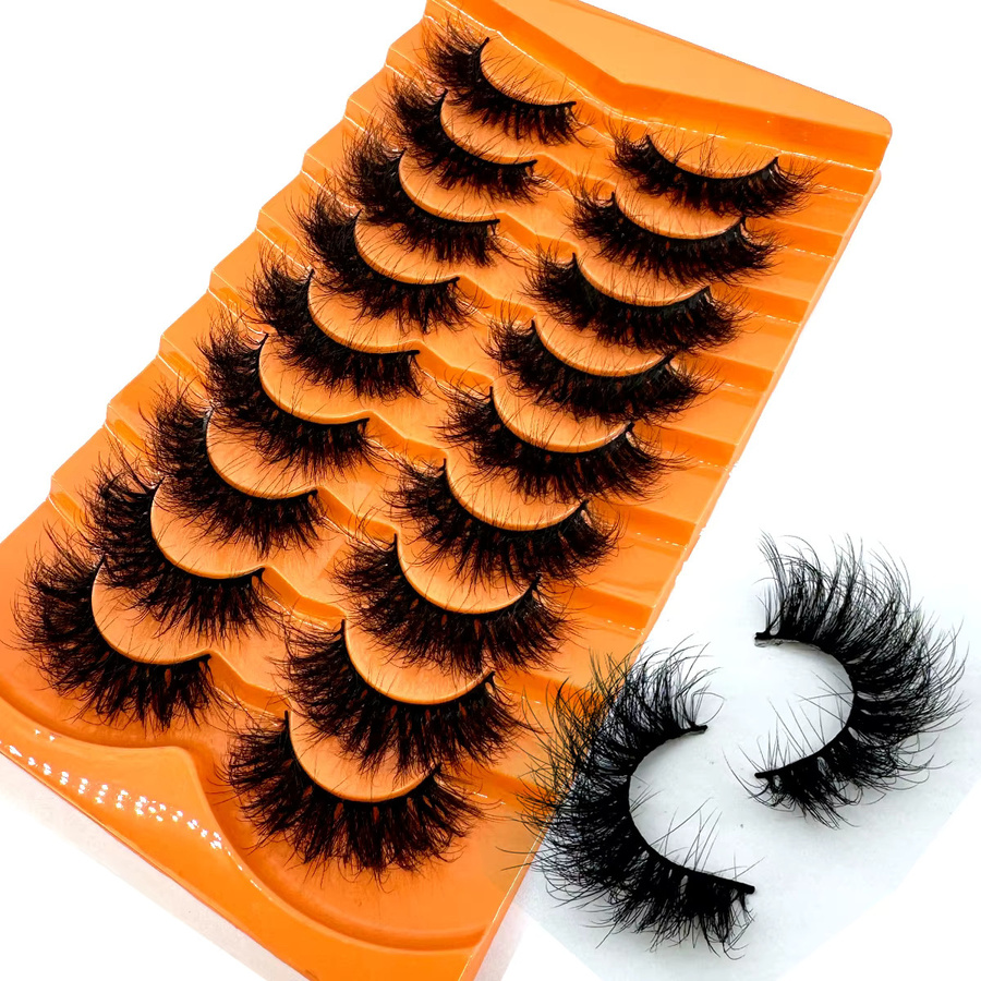 HBZGTLAD Künstliche Wimpern Cat-Eye, Black, 9/10 Paar - Bild 5