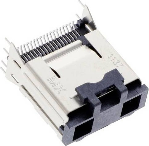 Molex Einbau-Buchsenleiste Präzision mit 36 Polen, Rastermaß 0,80 mm, Farbe Gold/Silber - Bild 1