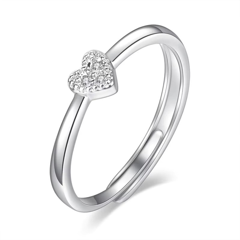 BJXMOSO Ring 925 Silber, Zirkonia, Damen - Bild 3