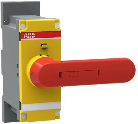 ABB OSVY800DK Direktgriff rot-gelb mit Welle und Abdeckung 145mm - Bild 1