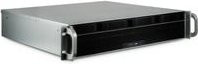 Inter-Tech Server-Gehäuse 2U 2404S in Schwarz und Silber - Bild 1