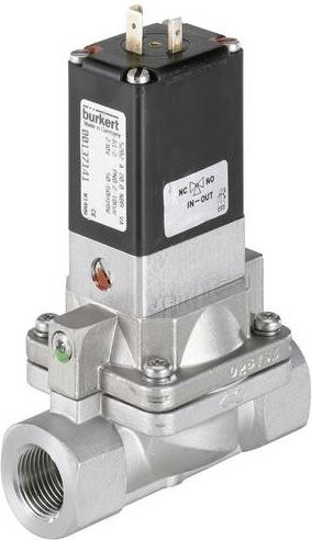 Bürkert Servogesteuertes Ventil 210243 5282 24V aus Messing in Silber - Bild 1