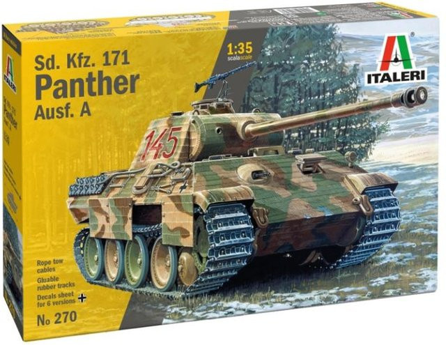 Italeri Sd.Kfz. 171 Panther Ausf. A WA, Fahrzeug - Bild 1
