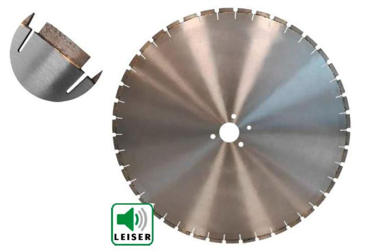 Diamanttrennscheibe BLOCK-CUT Silent D Profi Plus, Farbe: Silber, Durchmesser: 700 mm, Dicke: 5 mm, Bohrloch: 60 mm - Bild 1