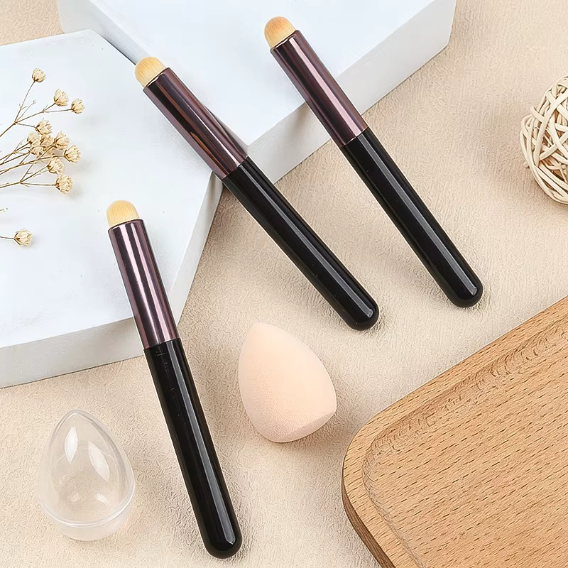 myaokue-up Lippenpinsel-Set, 3-teilig, runder Kopf, weiche Borsten - Bild 4