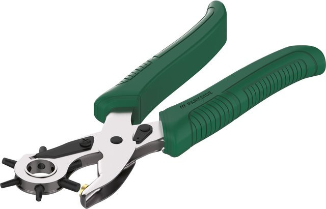 Parkside Revolver-Lochzange in Grün aus Stahl - Bild 1