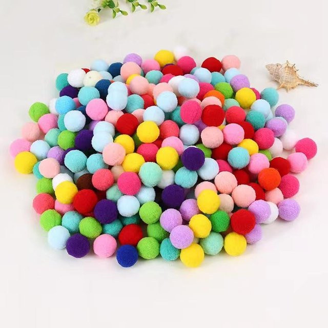 Binchi Outdoor Product Mix Pompons, Bastelmaterialien, 200-teiliges Set - Bild 1