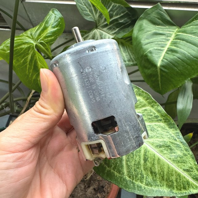 Mabuchi RS-887WA-A011 Hochgeschwindigkeits-Leistungsmotor DC12V 18V 18000RPM in Silber als Ersatz für Johnson 1080226 LS-887TX - Bild 1