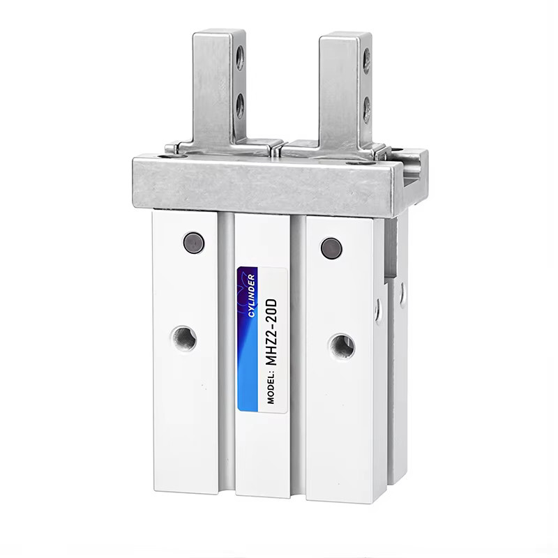 AFR Brand Pneumatischer Parallelgreifer MHZ2 Aluminium-Klemmfingerzylinder in Silber - Bild 2
