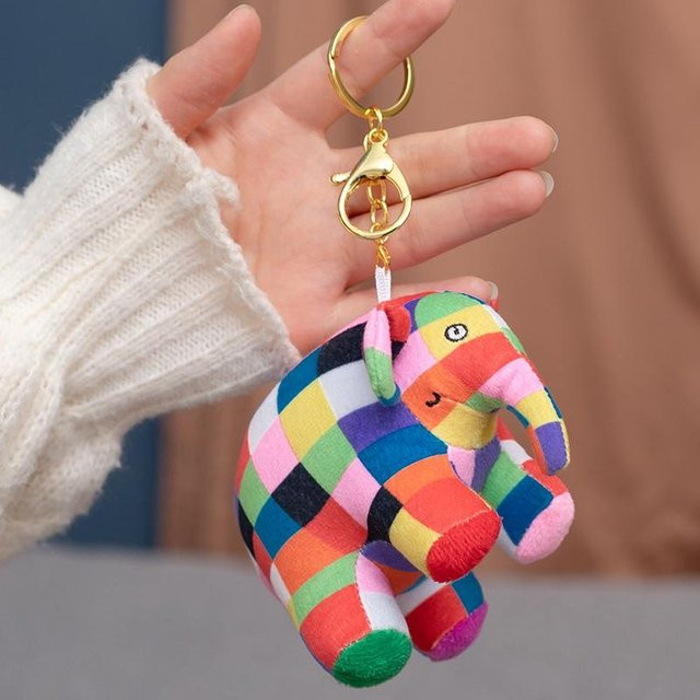 Yiran toy Elmer der Elefant Figur Plüschtier, Emma Plüschtiere Puppe - Bild 1