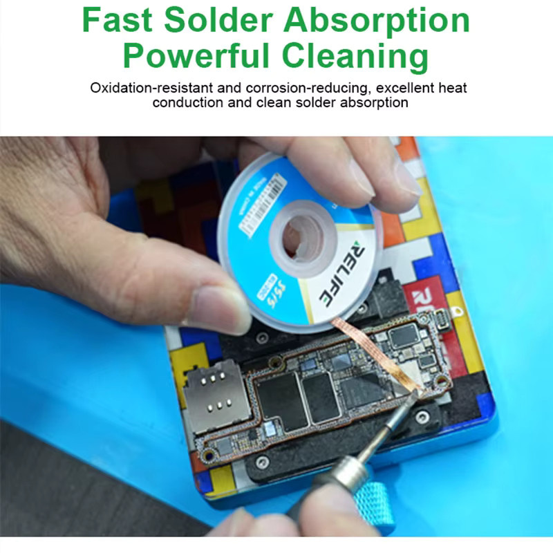 RELIFE RL-20C Lötdraht zum Entfernen von Lot für die Reparatur von Mobiltelefonen und PCB - Bild 3