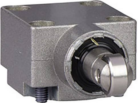 Schneider Electric ZB5AH02C0 Drucktaster-Frontelement aus Kunststoff in Schwarz, Grau und Silber mit IP69K Schutzart - Bild 1
