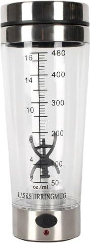Elektrischer Protein Shaker mit automatischer Mischfunktion von dawangrongyiy, tragbarer Hochgeschwindigkeits-Mixer für Milch und Pulver, transparent, 500 ml - Bild 1