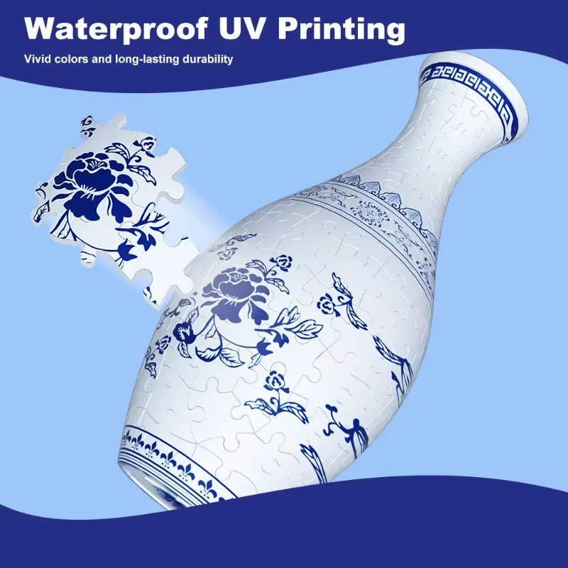 MYGVN DIY 3D-Puzzle-Vase Wave aus Kunststoff, Höhe: 160 cm - Bild 3