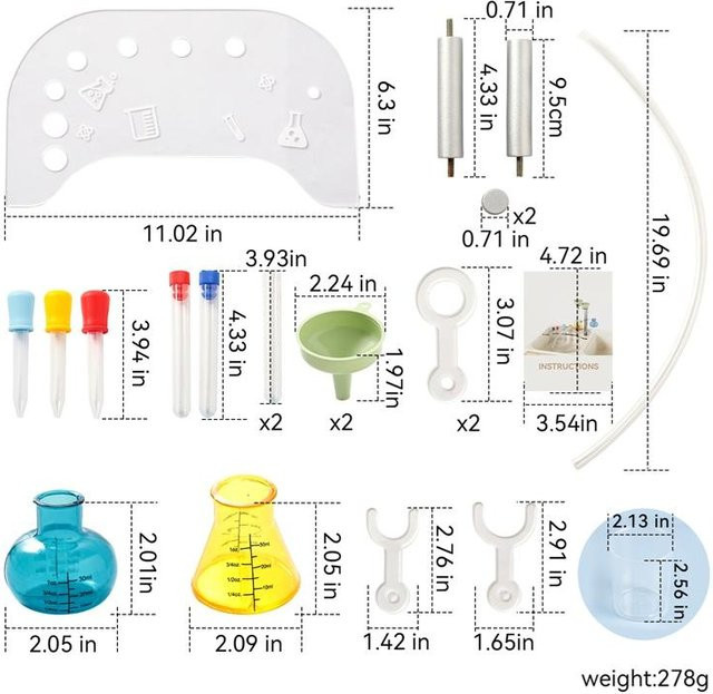 Binchi Outdoor Product Mini-Wissenschaftsexperimentierkasten, Lernspielzeug, ab 6 Jahre - Bild 1