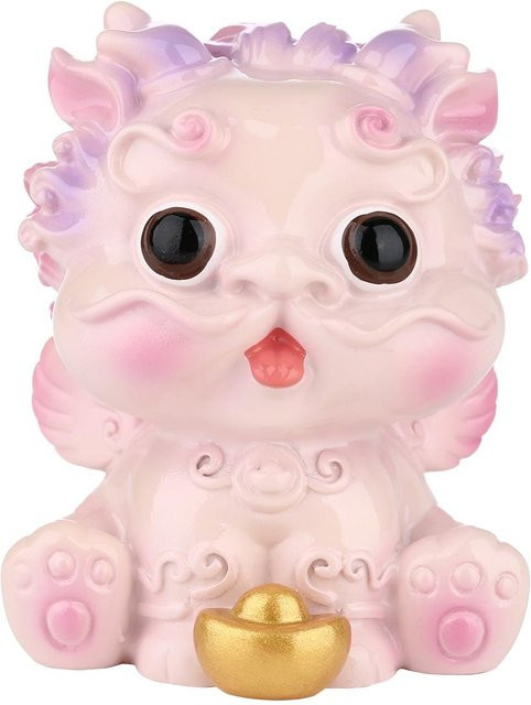 Tooarts Tomfeel Little Pixiu Harzskulptur als Desktop-Ornament in Rosa - Bild 1