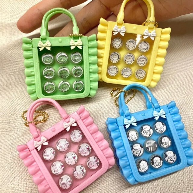 Bandai Mini Oshigoto Tasche Maskottchen, Transparente Aufbewahrungstasche, Gelb - Bild 1