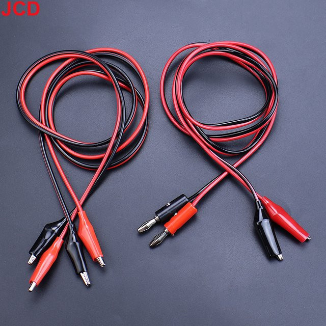 JCD Testkabel mit Krokodilklemmen und Bananensteckern für Multimeter Messwerkzeuge - Bild 1