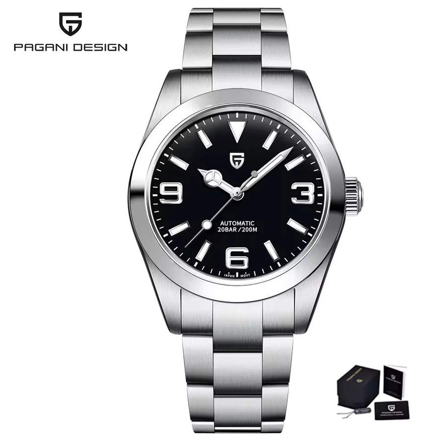 PAGANI DESIGN Automatik-Armbanduhr, Edelstahl, Saphirglas, 40 mm, Herren - Bild 5