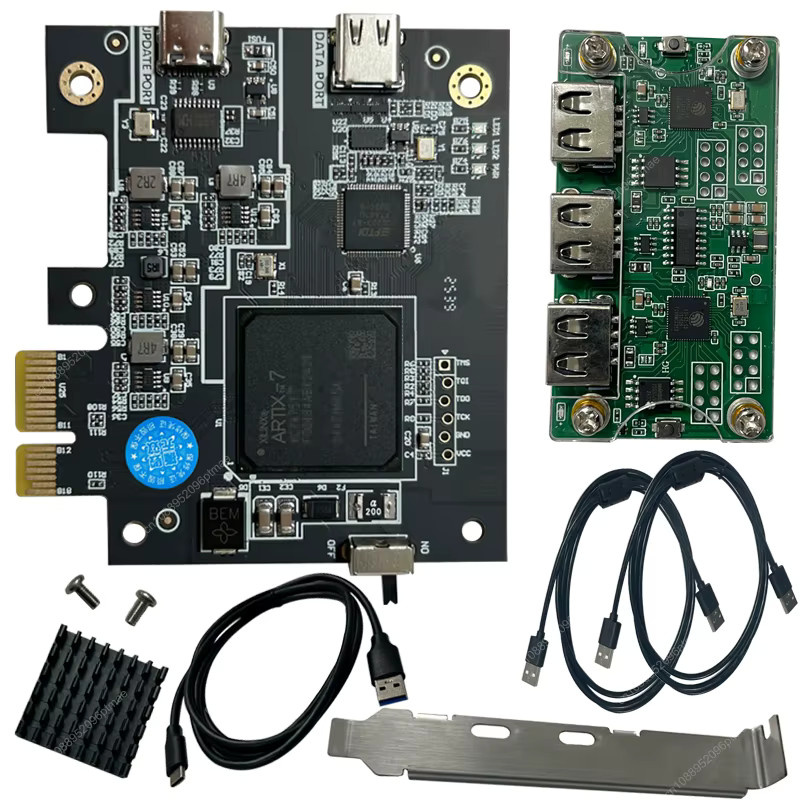 Cap DMA 75t FPGA DMA Board mit MAKCU Arduino ESP32-S3 Entwicklungsboard in Schwarz - Bild 2