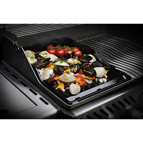 Napoleon Plancha Grillplatte aus Gusseisen in Schwarz passend für Rogue 425, B/T: 45,5 x 30,0 cm - Bild 2