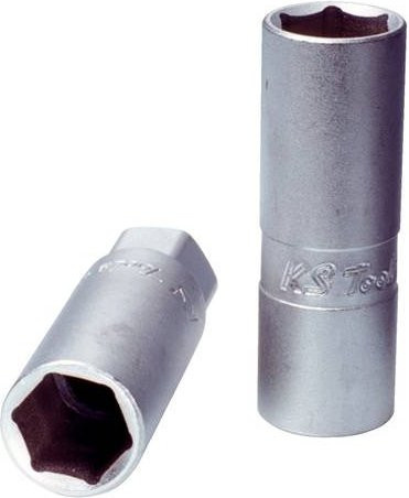 KS Tools Zündkerzen Stecknuss 13/16 Zoll für 1/2 Zoll Antrieb in Silber - Bild 1