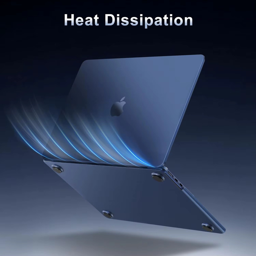 Ultradünne und kratzfeste Laptop-Hülle für Apple MacBook Pro 13,3 Zoll in Grau und Transparent - Bild 3