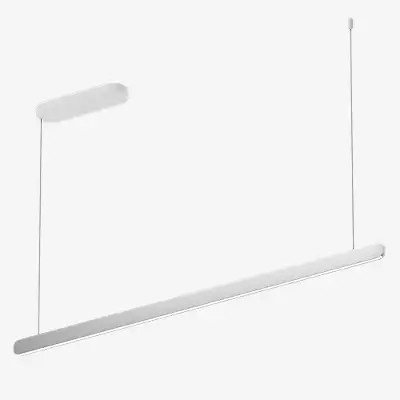 Occhio Mito Volo 140 Fix Up Room LED Pendelleuchte in Silber Matt und Weiß Matt - Bild 1