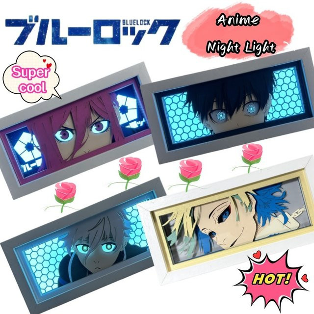 Bandai Blue Lock Yoichi Isagi Meguru Kreative Papier-Schnitzlampe in Weiß - Bild 1